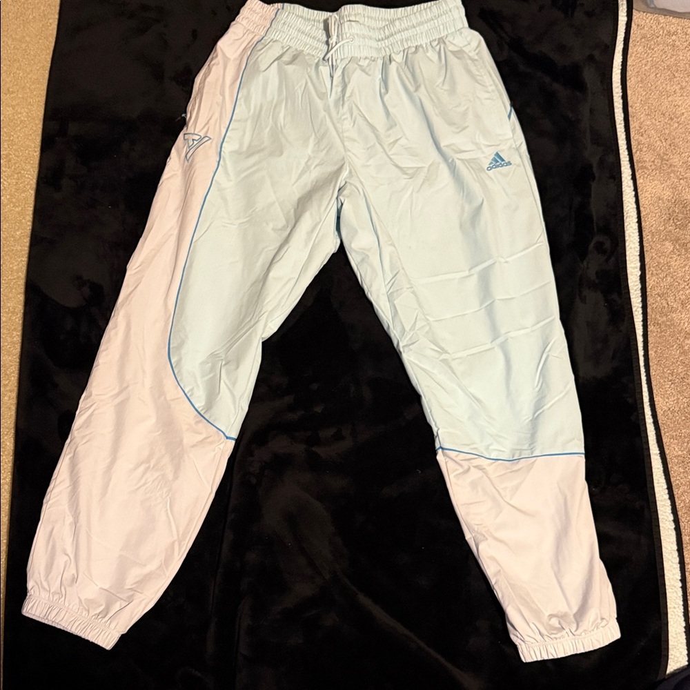 Adidas Kids Pale Blue Joggers